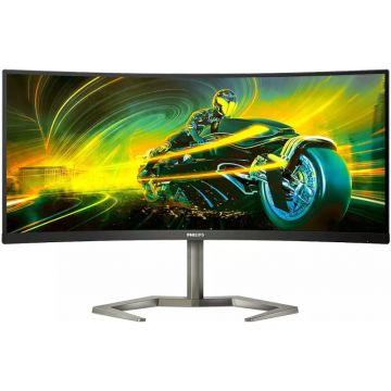 Monitor LED Philips Gaming 34M1C5500VA Curbat 34 inch UWQHD VA 1 ms 165 Hz HDR FreeSync Premium