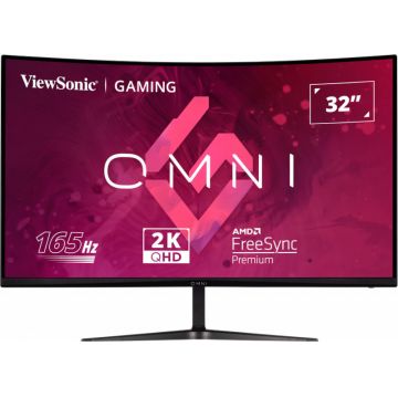 Monitor LED ViewSonic Gaming VX3218C-2K Curbat 31.5 inch QHD VA 1 ms 165 Hz HDR FreeSync Premium Monitor LED ViewSonic Gaming VX3218C-2K Curbat 31.5 inch QHD VA 1 ms 165 Hz HDR FreeSync Premium