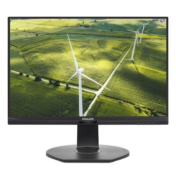 Monitor Philips Ips Lcd Cu Super-eficienta Energetica Full Hd, 1920 X 1080, Diagonala De 23.8 Inch / 60.5 Cm, Antireflex, 60 Hz, Easyread, Srgb, Control Smart, Vesa 100x100, Negru