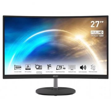Monitor PRO MP271CA - 27inch  VA  Cubat 1500R  Full HD  1ms(MPRT)  75Hz  FreeSync Negru