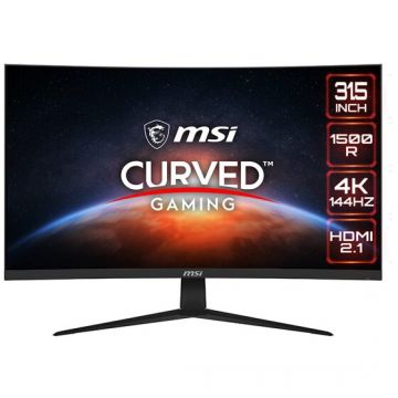 MSI Monitor VA LED MSI 31.5 G321CU, Ultra HD 3840 x 2160, HDMI, DisplayPort, AMD FreeSync, Ecran curbat, Negru MSI Monitor VA LED MSI 31.5 G321CU, Ultra HD 3840 x 2160, HDMI, DisplayPort, AMD FreeSync, Ecran curbat, Negru