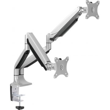 Suport TV / Monitor Logilink BP0043, 13 - 27 inch, argintiu, piston gaz