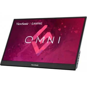 VIEWSONIC Monitor Portabil IPS LED ViewSonic OMNI 17 VX1755, Full HD (1920 x 1080), HDMI, AMD FreeSync, Boxe, 144 Hz, 4 ms, Negru/Argintiu