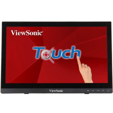 VIEWSONIC Monitor Touchscreen ViewSonic TD1630-3, 16 inch, HD Ready, 12 ms, Negru