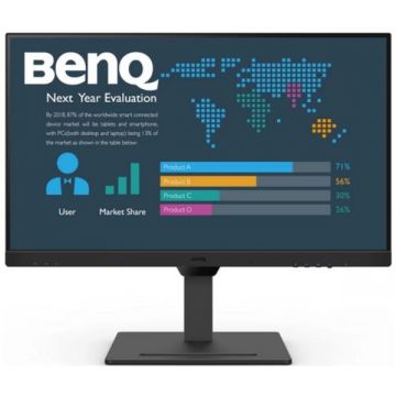 benq Monitor IPS LED BenQ 27 BL2790QT, QHD (2560 x 1440), HDMI, DisplayPort, Boxe, Pivot, Negru