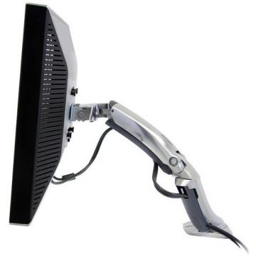 Ergotron Suport monitor pentru birou Ergotron MX 45-214-026, Pivot, Rotire 360, 13.6kg, Argintiu