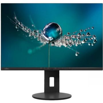 Fujitsu Monitor IPS LED Fujitsu 24.1 B2410 WS, WUXGA (1920 x 1200), VGA, DVI, HDMI, DisplayPort, Pivot, Boxe, Negru