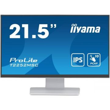 IIYAMA Monitor IPS LED Iiyama, 21.5 inch, Full HD, DisplayPort/HDMI, Alb