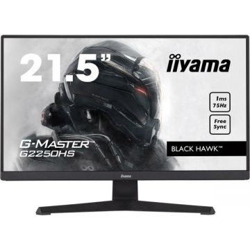 IIYAMA Monitor VA LED iiyama G-Master 21.5 G2250HS-B1, Full HD (1920 x 1080), HDMI, DisplayPort, AMD FreeSync, Boxe, Negru