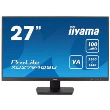 IIYAMA Monitor VA LED iiyama ProLite 27 XU2794QSU-B6, WQHD(2560 x 1440), HDMI, DisplayPort, Boxe, Negru