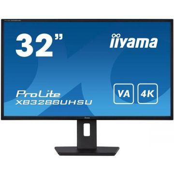 IIYAMA Monitor VA LED IIyama, ProLite, 32, 4K /2xHDMI, BlueLightReducion, Negru
