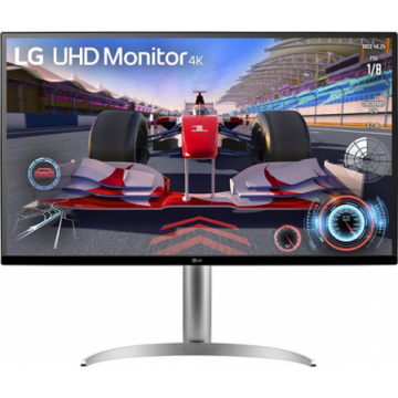 LG Monitor LED LG 32UQ750P-W, 31.5inch, 3840x2160, 5ms GTG, Argintiu-Alb