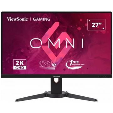 Monitor Gaming IPS LED ViewSonic 27inch VX2780J-2K, QHD (2560 x 1440), HDMI, DisplayPort, Pivot, 170 Hz, 1 ms (Negru)
