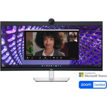 Monitor IPS LED Dell 34inch P3424WEB, WQHD (3440 x 1440), HDMI, DisplayPort, Ecran Curbat (Negru/Argintiu) Monitor IPS LED Dell 34inch P3424WEB, WQHD (3440 x 1440), HDMI, DisplayPort, Ecran Curbat (Negru/Argintiu)