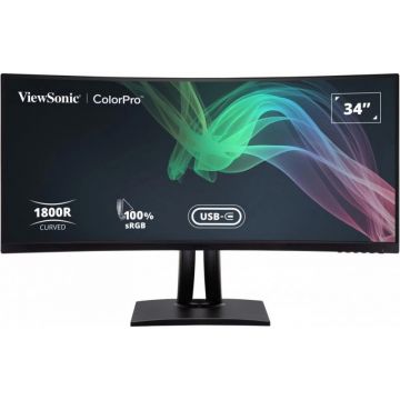 Monitor LED Curbat VP3481A 34 inch WQHD+ VA 5ms Black