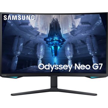 Monitor LED Gaming Curbat Odyssey Neo G7 G75NB S32BG750NU 32 inch UHD VA 1ms 165Hz Black