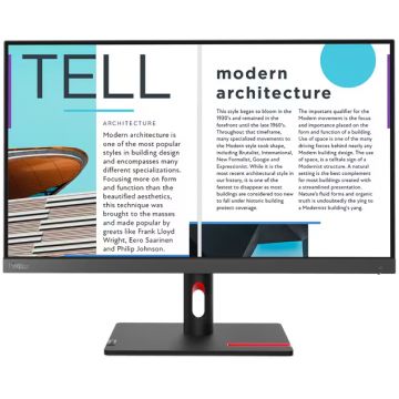 Monitor LED Lenovo ThinkVision S25e-30 24.5 inch FHD VA 4 ms 75 Hz