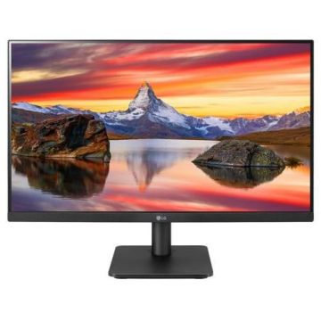 MONITOR LG 24MP400P-B.BEU 23.8 inch, Panel Type: IPS, Resolution:1920x1080, Aspect Ratio: 16:9, Refresh Rate:75Hz, Response time GtG:5ms ms, Brightness: 250 cd/m², Contrast (static): 600:1, Contrast(dynamic): 1000:1, Viewing angle: 178º(R/L), 178º(U/D),