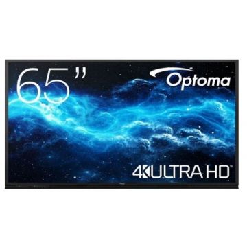 OPTOMA Display Interactiv Optoma 3652RK, 65inch, 3840x2160pixeli, Negru