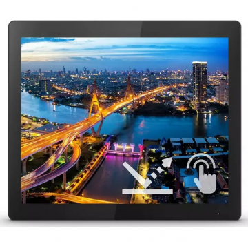 Philips Monitor LED TN Philips 17 Touchscreen SXGA DisplayPort Vesa Negru