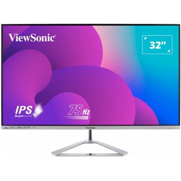 VIEWSONIC Monitor gaming LED IPS ViewSonic 32, Full HD, VGA, HDMI, Display Port, Negru