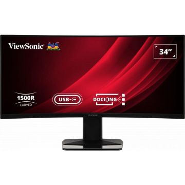 VIEWSONIC Monitor Gaming Viewsonic VG3419C, 34 inch WQHD, Ecran Curbat, Boxe, 120 Hz, 0.4 ms, Negru