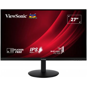 VIEWSONIC Monitor LED ViewSonic VG2709-2K-MHD, 75Hz, QHD, Display Port, HDMI, Negru