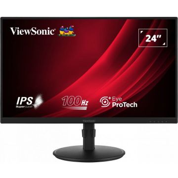 VIEWSONIC Monitor, ViewSonic, 24, LED, Full HD, 100 Hz, 5 ms, Negru