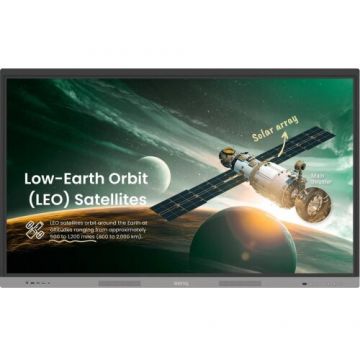 benq Display interactiv Benq Seria RE03A RE8603A, 86inch, 3840x2160pixeli, Negru