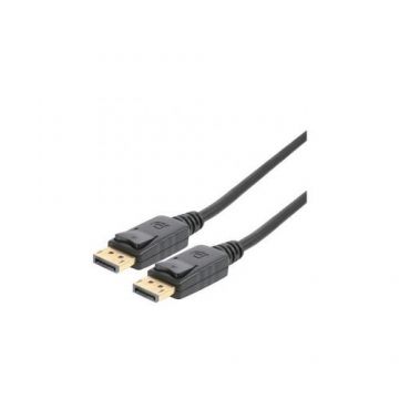 Cablu DisplayPort PremiumCord, tata - tata, V2.0, 16K (15360 × 8460), conectori auriti, 1m, dublu ecranat