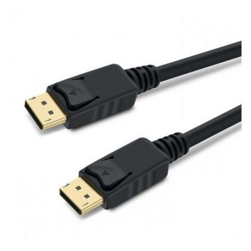 Cablu DisplayPort, tata - tata, Versiunea 1.3/1.4, 4K (3840×2160), dublu ecranat, conectori auriti, 0.5m, PremiumCord