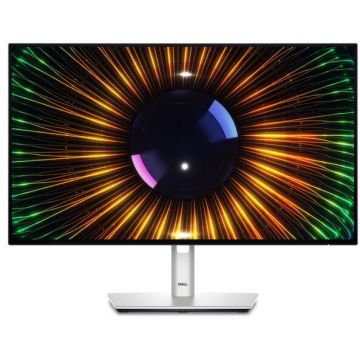 Dell Monitor IPS LED Dell 23.8 U2424H, Full HD (1920 x 1080), HDMI, DisplayPort, Pivot, 120 Hz, Argintiu