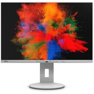 Fujitsu Monitor IPS LED Fujitsu 24.1 B2410 WE, WUXGA (1920 x 1200), VGA, DVI, HDMI, DisplayPort, Pivot, Boxe, Gri