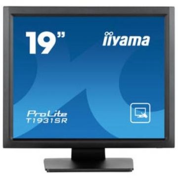 IIYAMA Monitor IPS LED iiyama ProLite 19 T1931SR-B1S, 1280 x 1024, VGA, HDMI, DisplayPort, Boxe, Touchscreen, Negru