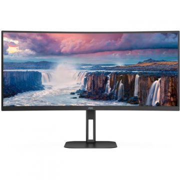 Monitor LED Gaming Curbat CU34V5C 34inch UWQHD 1ms Black