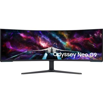 Monitor LED Gaming Curbat Odyssey Neo G9 G95NC LS57CG952NUXEN 57 inch VA 1ms 240Hz Black