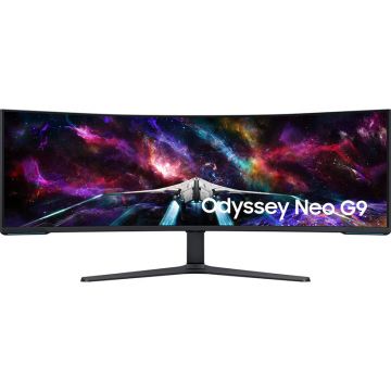 Monitor LED Gaming Curbat Odyssey Neo G9 G95NC LS57CG952NUXEN 57 inch VA 1ms 240Hz Black
