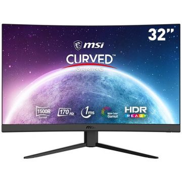 Monitor LED Gaming Curbat Optix G32CQ4DE E2 31.5 inch QHD VA 1ms 170Hz Black