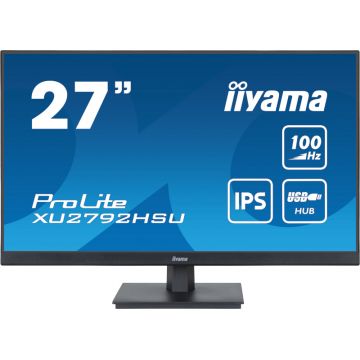 Monitor LED IIyama ProLite XU2792HSU-B6 27 inch FHD IPS 0.4 ms 100 Hz FreeSync