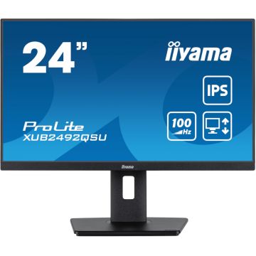 Monitor LED IIyama ProLite XUB2492QSU-B1 23.8 inch QHD IPS 0.5 ms 100 Hz