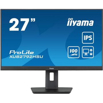 Monitor LED IIyama ProLite XUB2792HSU-B6 27 inch FHD IPS 0.4 ms 100 Hz FreeSync