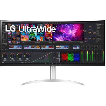 Monitor LED LG 40WP95CP-W Curbat 39.7 inch WUHD IPS 5 ms 60 Hz Thunderbolt HDR FreeSync