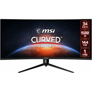 Monitor LED MSI Gaming Optix MAG342CQR Curbat 34 inch UWQHD VA 1 ms 144 Hz HDR