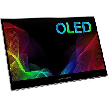 Monitor LED Portabil LC-M16-4K-UHD-P-OLED 15.6 inch UHD 4K Black