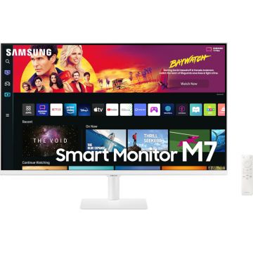 Monitor LED Samsung Smart M7 LS32BM701UPXEN 32 inch UHD VA 4 ms 60 Hz USB-C HDR