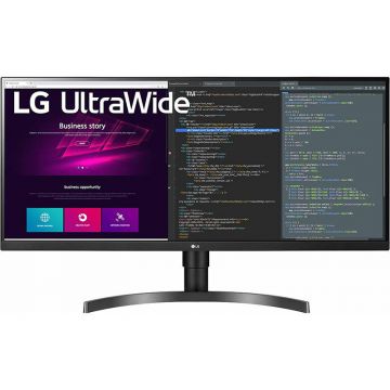 Monitor LED UltraWide 34WN750P-B 34 inch WUQHD IPS 5ms 75Hz Black