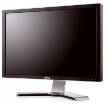 Monitor Refurbished DELL UltraSharp 2408WFP, 24 Inch LCD, 1920 x 1200, VGA, DVI, HDMI, Display Port, USB