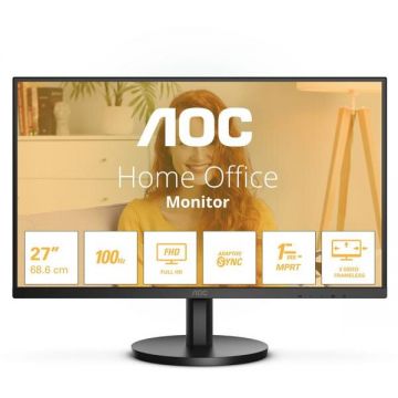 AOC Monitor VA LED AOC 27 27B3HMA2, Full HD (1920 x 1080), VGA, HDMI, 100 Hz, Negru