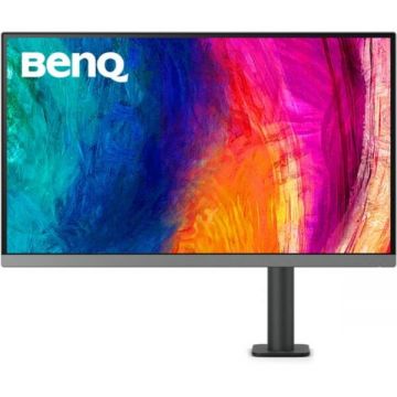 benq Monitor IPS LED BenQ 27 PD2706UA, UHD (3840 x 2160), HDMI, DisplayPort, Boxe, Pivot, Negru