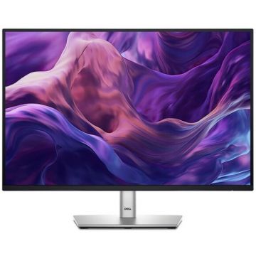 Dell Monitor IPS LED Dell 24.07 P2425, 1920 x 1200, VGA, HDMI, DisplayPort, Pivot, 100 Hz, Negru/Argintiu